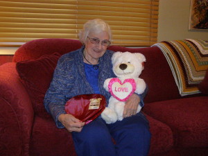Mom on Valentines Day 2012 - Love You Mom!